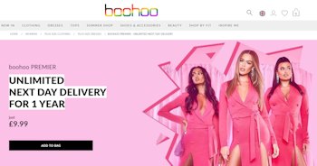 How to get free delivery at Boohoo.com